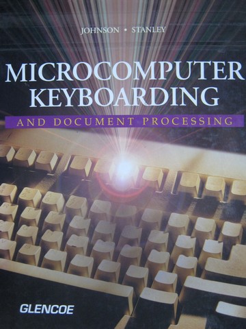 (image for) Microcomputer Keyboarding & Document Processing (H) by Johnson,
