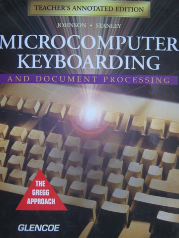 (image for) Microcomputer Keyboarding & Document Processing TAE (TE)(Spiral)