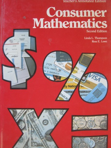 (image for) Consumer Mathematics 2nd Edition TAE (TE)(H) by Thompson & Lowe