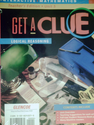 (image for) Interactive Mathematics Unit 5 Get a Clue TE (TE)(PK)