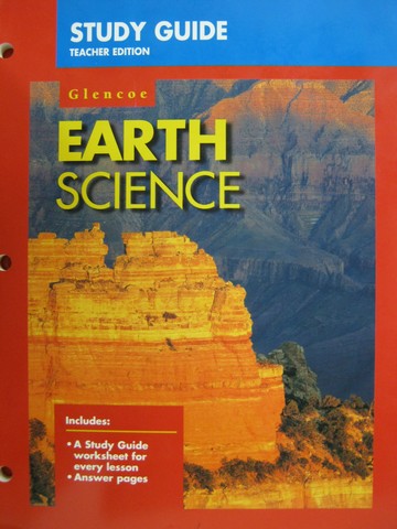 (image for) Glencoe Earth Science Study Guide Teacher Edition (TE)(P)