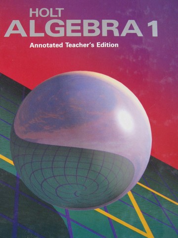 (image for) Holt Algebra 1 ATE (TE)(H) by Nichols, Edwards, Garland, Hoffman