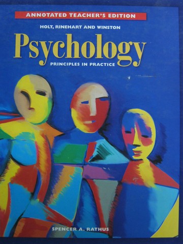 (image for) Psychology Principles in Practice ATE (TE)(H) by Spencer Rathus