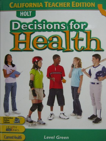 (image for) Decisions for Health Level Green TE (CA)(TE)(H) by Cronan,