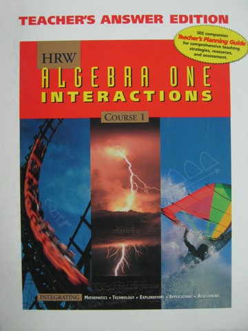 (image for) Algebra One Interactions Course 1 TAE (TE)(H) by Kennedy,