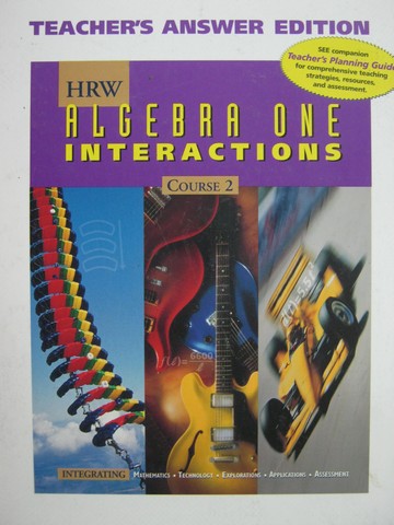 (image for) Algebra One Interactions Course 2 TAE (TE)(H) by Kennedy,