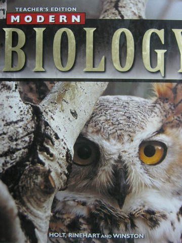 (image for) Modern Biology TE (TE)(H) by Albert Towle