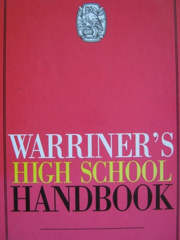(image for) Warriner's High School Handbook (H)