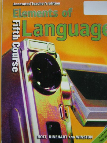(image for) Elements of Language 5th Course ATE (TE)(H) by Odell, Vacca,