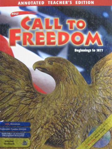 (image for) Call to Freedom Beginnings to 1877 ATE (TE)(H) by Stuckey,