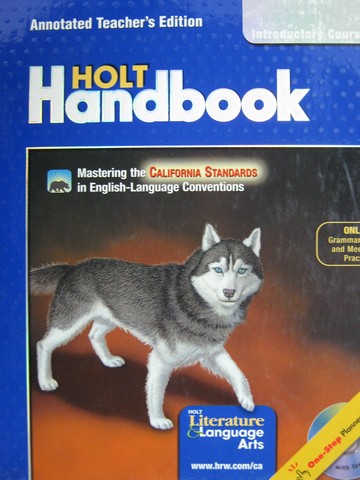(image for) Holt Handbook Introductory Course ATE (CA)(TE)(H) by Warriner