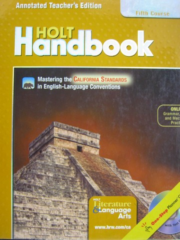 (image for) Holt Handbook 5th Course ATE (CA)(TE)(H) by Warriner