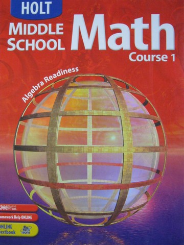 (image for) Holt Middle School Math Course 1 (H) by Bennett, Chard, Jackson,