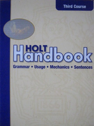 (image for) Holt Handbook 3rd Course (H) by John E Warriner