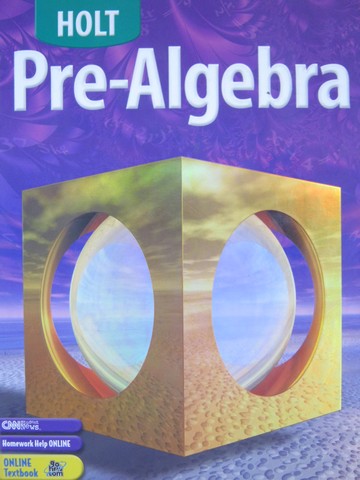 (image for) Holt Pre-Algebra (H) by Bennett, Chard, Jackson, Milgram,