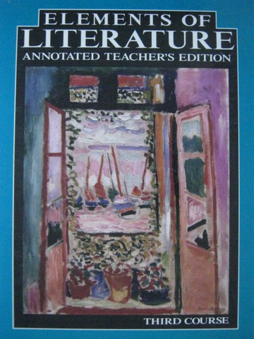 (image for) Elements of Literature 3rd Course ATE (TE)(H) by Anderson,