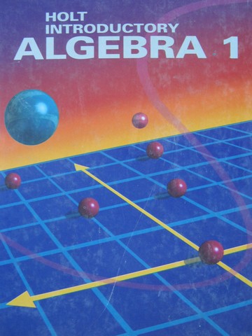 (image for) Holt Introductory Algebra 1 (H) by Russell F Jacobs