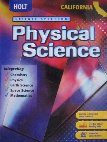 (image for) Science Spectrum Physical Science (CA)(H) by Dobson, Holman, - Click Image to Close