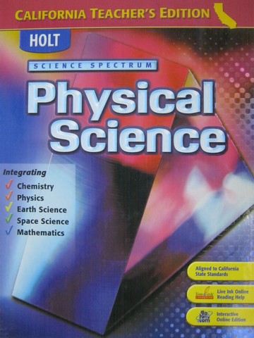(image for) Science Spectrum Physical Science California TE (CA)(TE)(H)