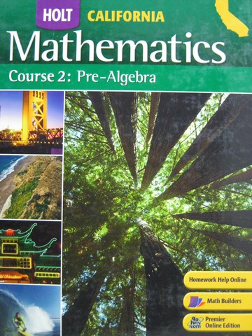 (image for) California Mathematics Course 2 Pre-Algebra (CA)(H) - Click Image to Close