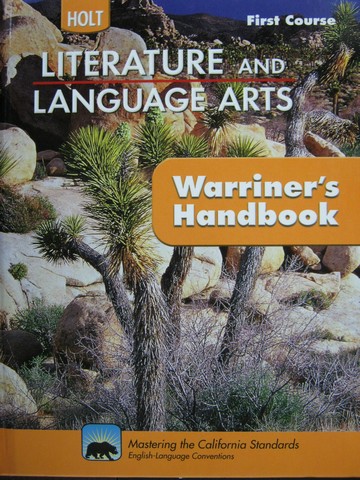 (image for) Warriner's Handbook 1st Course (CA)(H) by John E Warriner