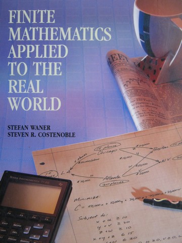 (image for) Finite Mathematics Applied to the Real World (H) by Waner,