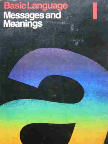 Basic Language 1 Messages & Meanings Text & Grammar Handbook (H) (image for) Basic Language 1 Messages & Meanings Text & Grammar Handbook (H)