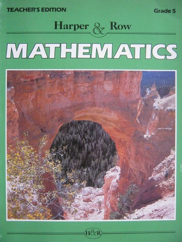 (image for) Harper & Row Mathematics 5 2nd Edition TE (TE)(Spiral) by Payne,