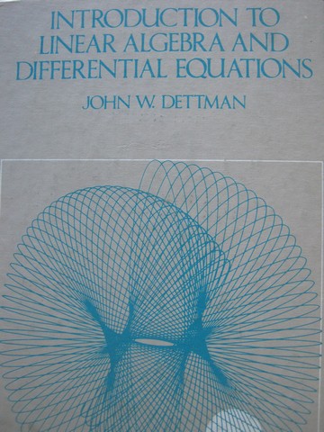 (image for) Introduction to Linear Algebra & Differential Equations (H)