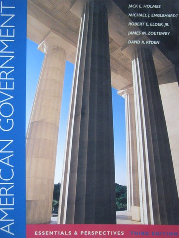 (image for) American Government 3rd Edition (P) by Holmes, Englehardt,