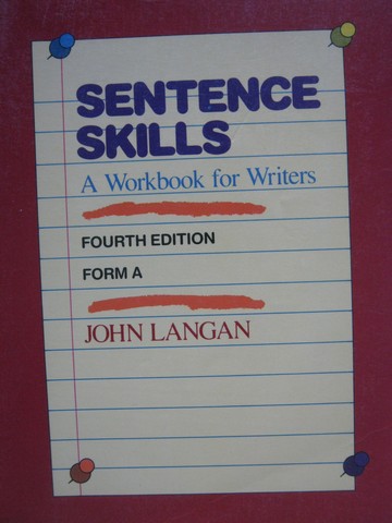 (image for) Sentence Skills A Workbook for Writers 4th Edition Form A (P)