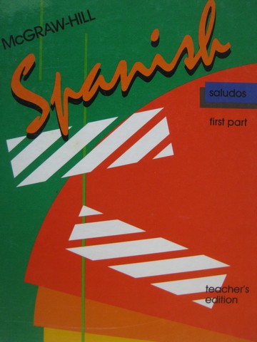 (image for) Spanish Saludos 1st Part TE (TE)(H) by Schmitt, Woodford,
