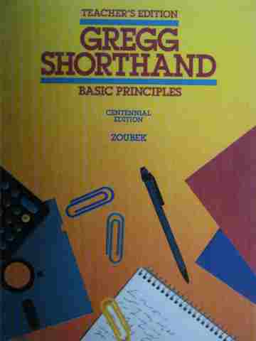 (image for) Gregg Shortland Basic Principles Centennial Edition TE (Spiral)