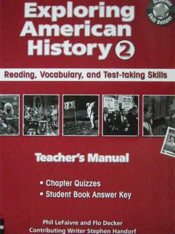 (image for) Exploring American History 2 TM (TE)(P) by LeFaivre & Decker