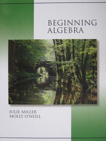 (image for) Beginning Algebra (H) by Julie Miller & Molly O'Neill