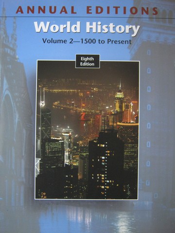 (image for) World History 8th Edition Volume 2 1500 to Present (P)