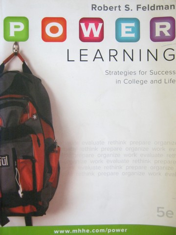 (image for) Power Learning 5th Edition (P) by Robert S Feldman