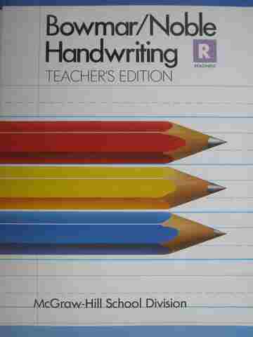 (image for) Bowmar/Noble Handwriting R TE (TE)(P)