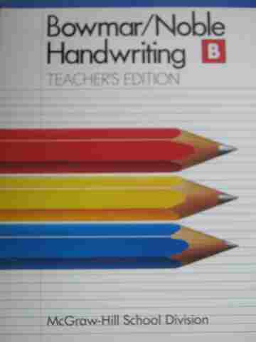 (image for) Bowmar/Noble Handwriting B TE (TE)(P)