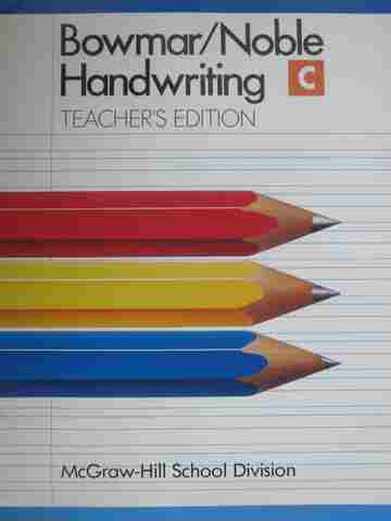 (image for) Bowmar/Noble Handwriting C TE (TE)(P)