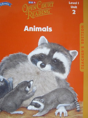 (image for) SRA Open Court Reading 1.2 Animals TE (CA)(TE)(Spiral)