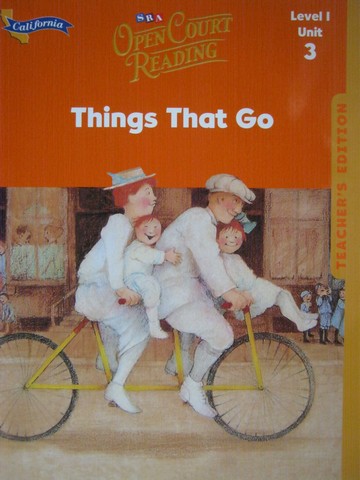 (image for) SRA Open Court Reading 1.3 Things That Go TE (CA)(TE)(Spiral)