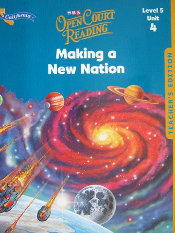 (image for) SRA Open Court Reading 5.4 Making a New Nation (CA)(TE)(Spiral)