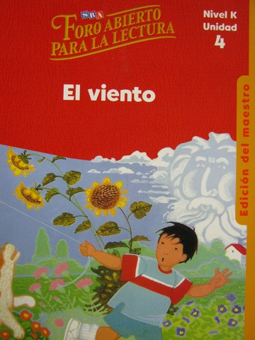 (image for) Foro Abierto para la Lectura K-4 TE (TE)(Spiral) by Abarca,