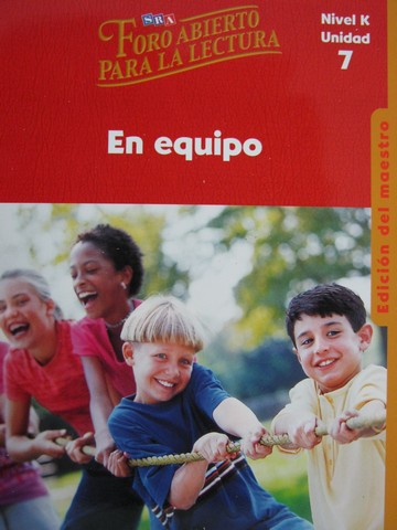 (image for) Foro Abierto para la lectura K-7 TE (TE)(Spiral) by Abarca,