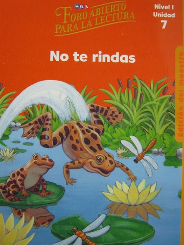 (image for) Foro Abierto para la lectura 1-7 TE (TE)(Spiral) by Abarca,