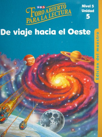 (image for) SRA Foro Abierto para la Lectura Nivel 5 Unidad 5 TE(TE)(Spiral)