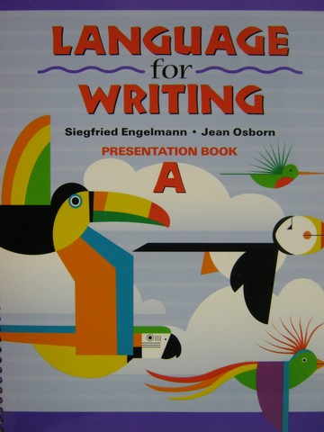 (image for) Language for Writing Presentation Book A (Spiral) by Engelmann,