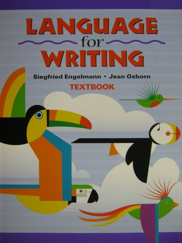 (image for) Language for Writing Textbook (P) by Engelmann & Osborn - Click Image to Close