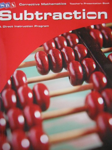 (image for) Corrective Mathematics Subtraction TPB (TE)(Spiral) by Engelmann